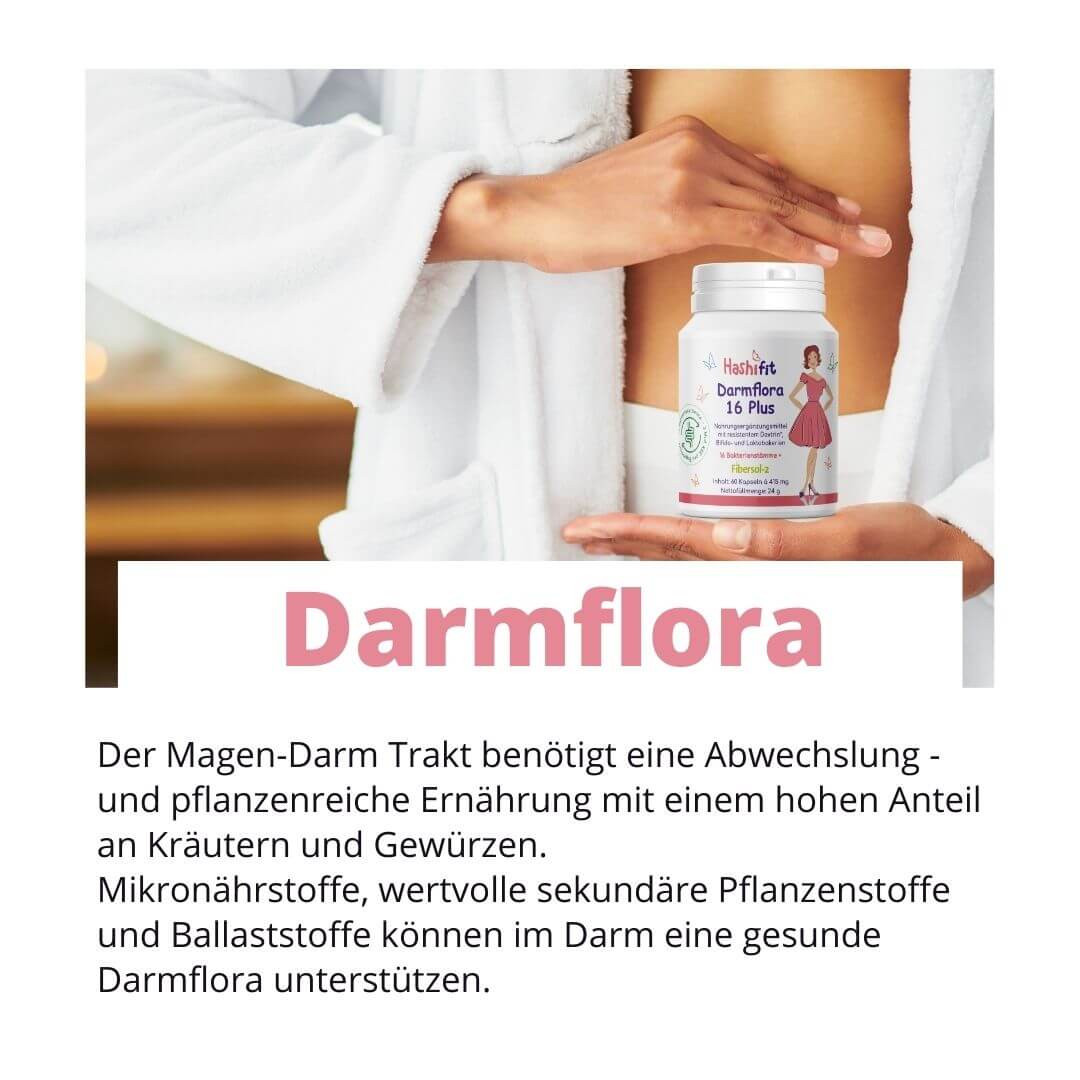 Darmflora 16 Plus Produktinfo – natürliche Unterstützung für Verdauung, Immunsystem und Mikronährstoffaufnahme