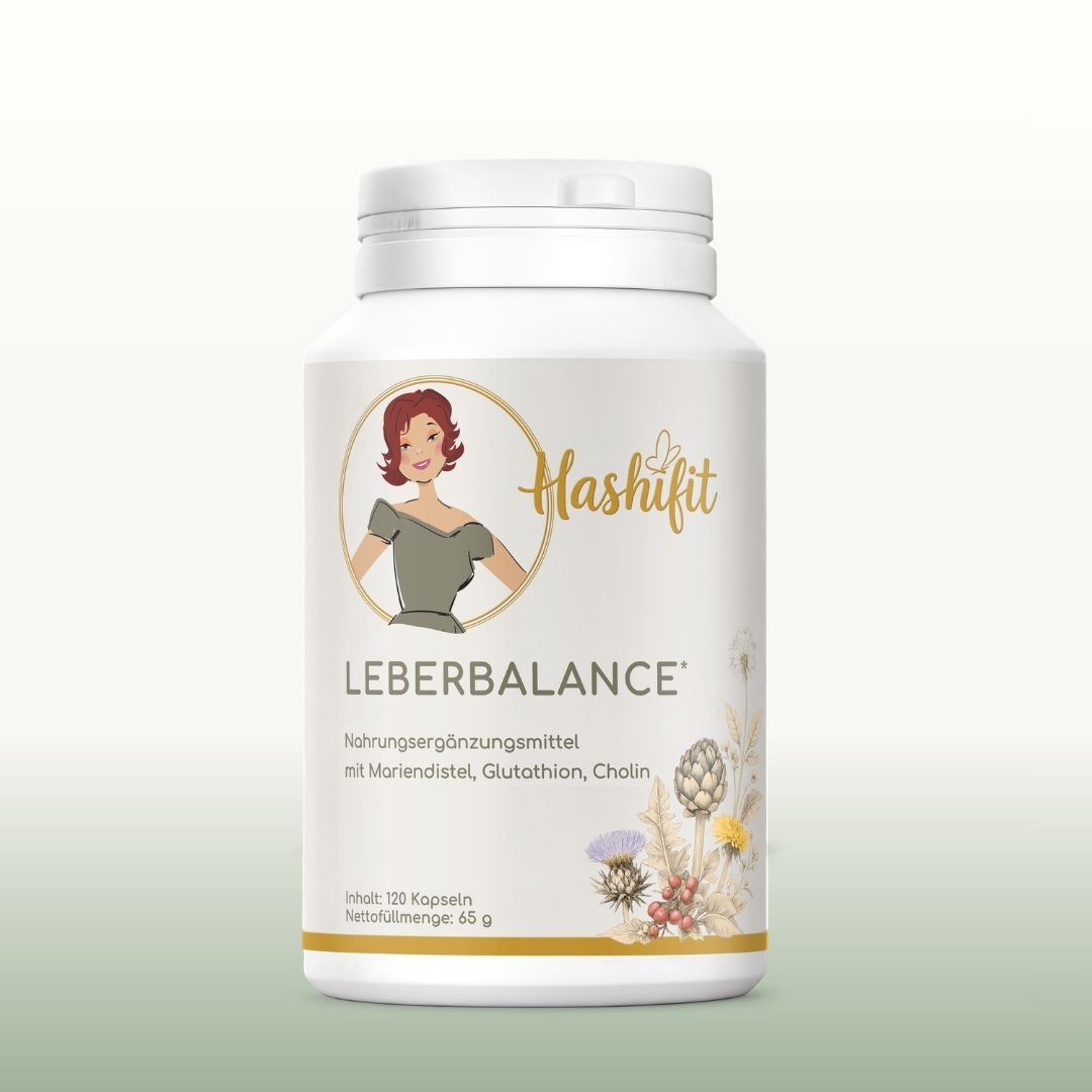 Hashifit Leberbalance, Kapseln mit Pflanzenextrakten und Cholin