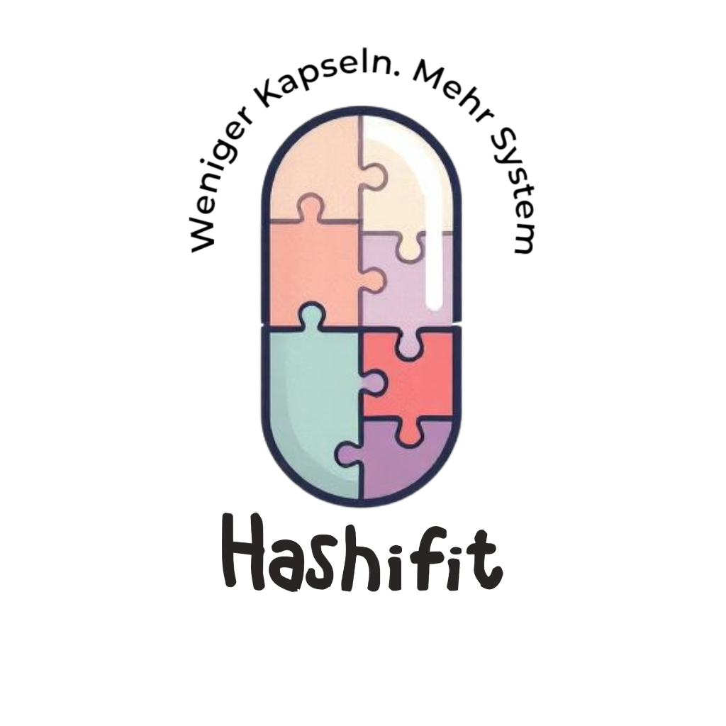 Hashifit eine Kapsel als Puzzle dargestellt – ganzheitliche Unterstützung bei Hashimoto