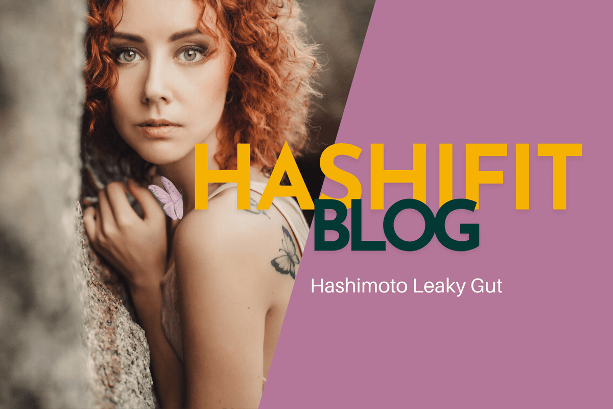 frau mit schmetterlin Hashimoto Leaky Gut  Darmflora Hashimoto