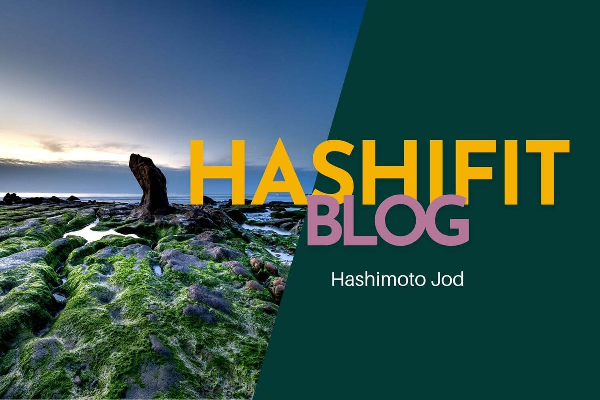 landschaft mit algen in einer schönen bewölkten himel Kelp Jod, Selen Hashimoto