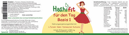 Etikett Hashifit Basis 1 fuer den Tag