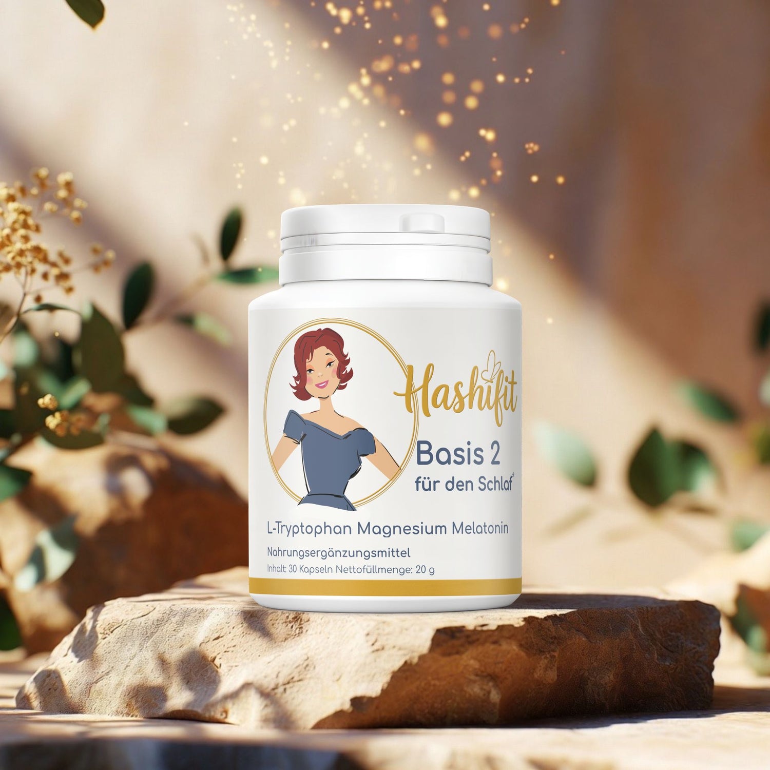 Hashifit Basis 2 Schlafkapseln für Abendroutine und Regeneration