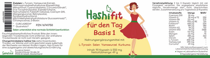 Etikett Hashifit Basis 1 fuer den Tag