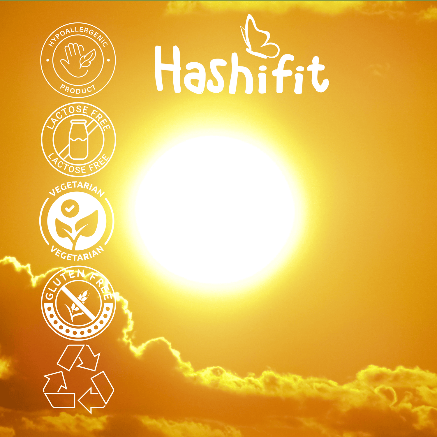 Sonne als Symbol für Hashifit Vitamin D3 – pflanzliches Sonnenvitamin für Vitalität und Wohlbefinden bei Hashimoto