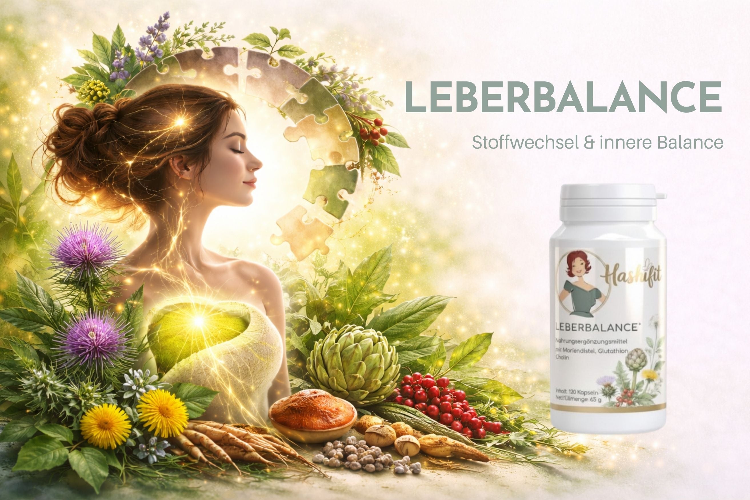 hashifit Leberbalance – Unterstützung für Stoffwechsel, Hormonstoffwechsel und Nährstoffverarbeitung