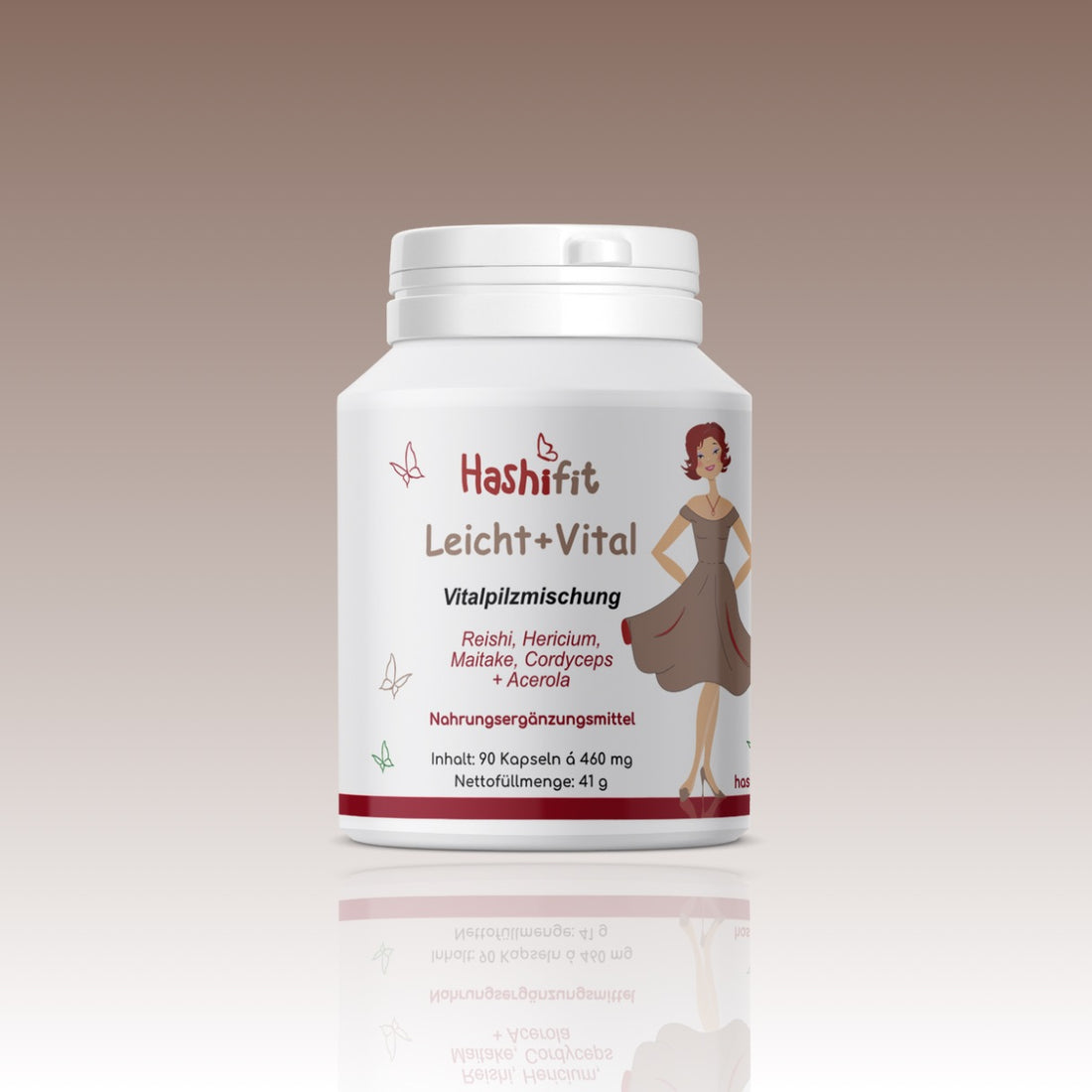 Hashifit Leicht & Vital mit Cordyceps und Vitalpilzen für Stoffwechsel und Energie bei Hashimoto
